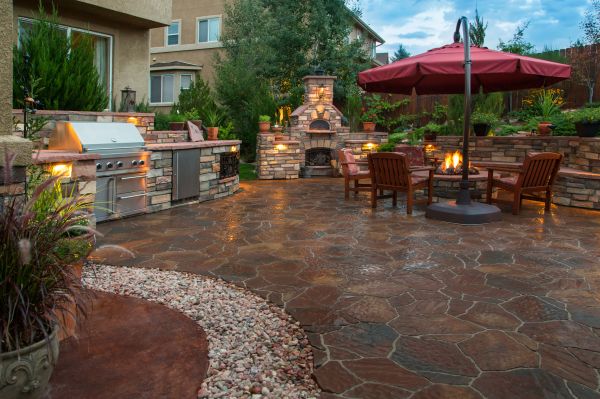 Stone Patio Construction in Fairhope