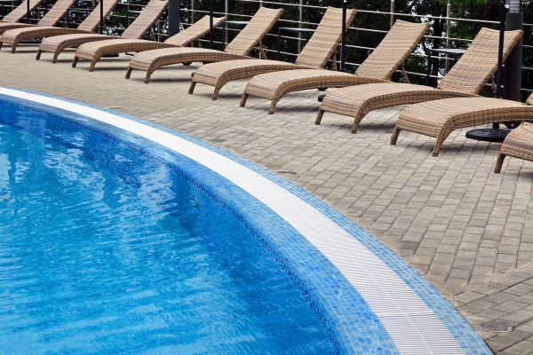 Poolside Hardscaping in Fairhope