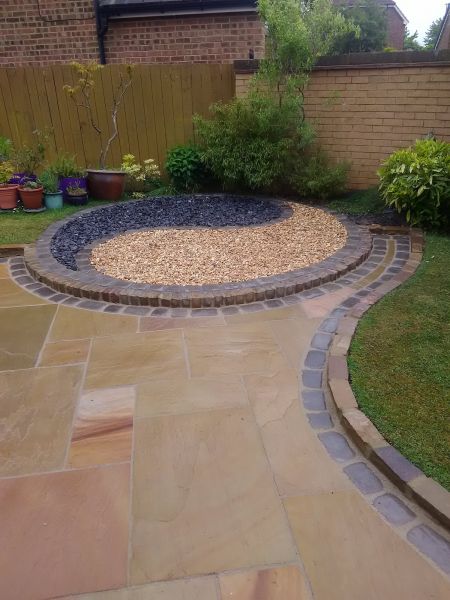 Sandstone Patio Installation in Fairhope